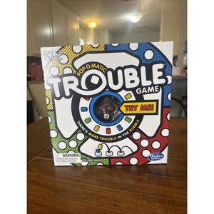 Hasbro Trouble Board Game Pop-O-Matic Classic Kids Family Fun Ages 5+ Sealed